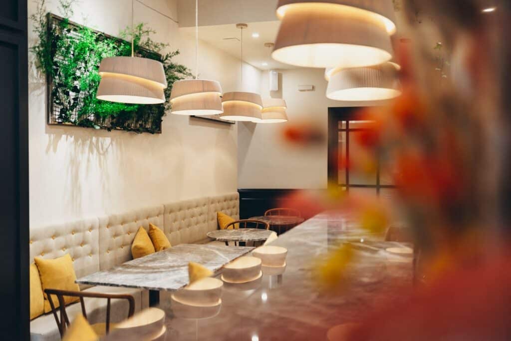 ottima posizione nel cuore di Firenze, ristorante con arredamento di lusso